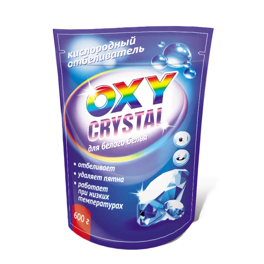 Отбеливатель для белья `GREENFIELD` OXY CRYSTAL для белого белья 600 гр-0