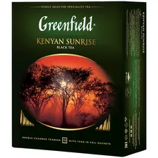Чай Greenfield Kenyan Sunrise, черный, 100 фольг. пакетиков по 2г 0600-09 195459w