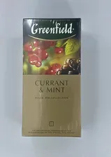 Гринфилд Каррэнт Минт 25 пакетиков Greenfield Currant Mint Смородина, мята