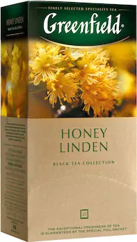 Черный чай Greenfield Honey Linden, 25 пак.