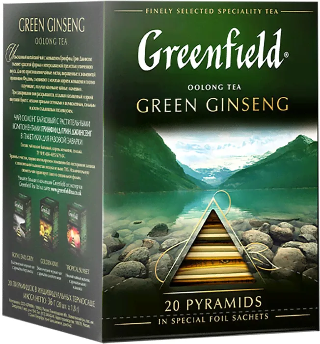 Чай зеленый Greenfield Ginseng 20*1.8г