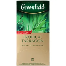 Чай Greenfield Tropical Tarragon зелёный в пакетиках, 25x1.5г