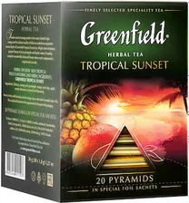 Фруктовый чай Greenfield Tropical Sunset, 20 пирамидок