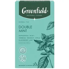 Чай Greenfield Natural Tisane Double Mint травяной 20 пакектиков