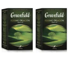 Чай зеленый Greenfield Flying Dragon 200 грамм 2 штуки