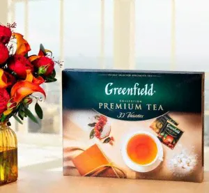 НАБОР ЧАЯ АССОРТИ "GREENFIELD PREMIUM TEA COLLECTION" 30 ВИДОВ, 120 ПАКЕТОВ-0