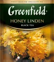 Greenfield Honey Linden черный чай Гринфилд с липой и медом в пакетиках 100 пакетиков