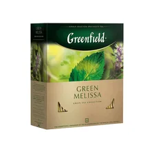 Чай Greenfield Green Melissa зеленый 100 пак.*1,5 гр