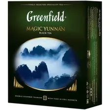 Чай Greenfield Magic Yunnan чёрный в пакетиках, 100x2г