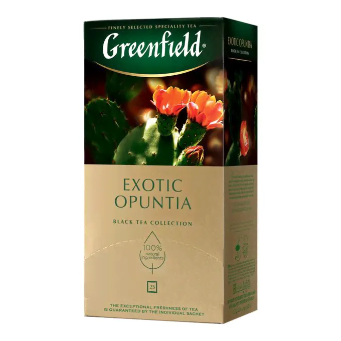 Чай черный Greenfield Exotic Opuntia в пакетиках 1,5 г х 25 шт-0