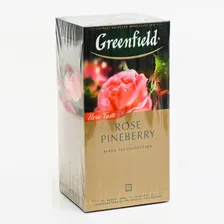 Чай черный GREENFIELD Rose pineberry 25п*1,5г
