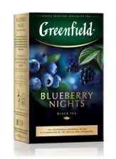 Чай черный Greenfield Blueberry Nights листовой 100 г оптом