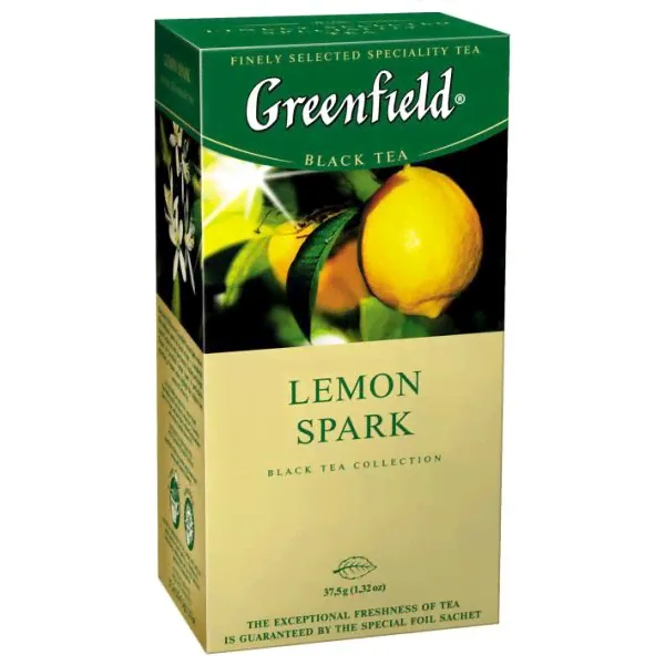 Чай в пакетиках Greenfield Lemon Spark (25 шт.)