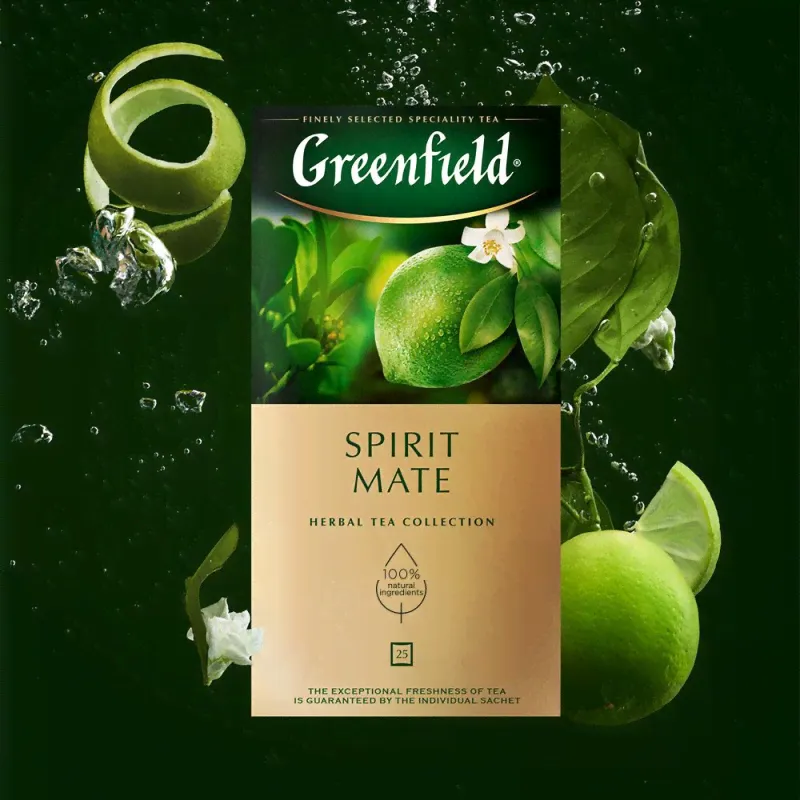Чай Greenfield Spirit Mate травян, 25пак-1