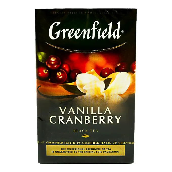 Чай черный Greenfield Vanilla Cranberry листовой 100 г-0