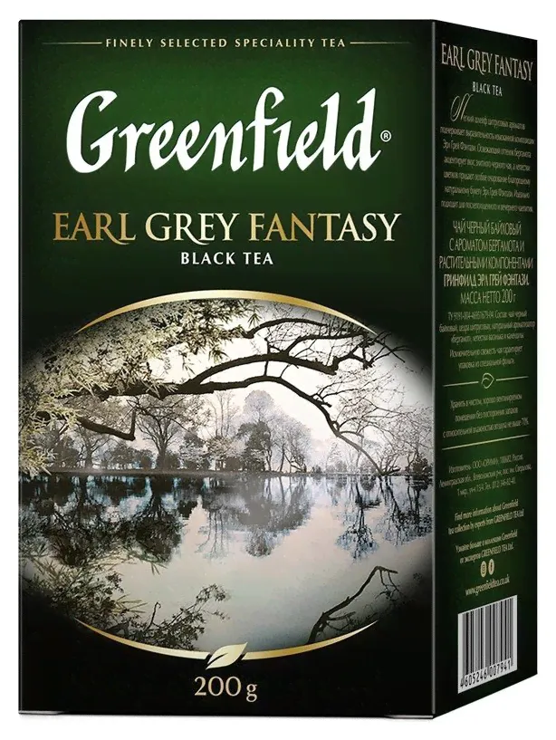 Greenfield Чай Greenfield Earl Grey Fantasy черный листовой, 200г 0794-10-0