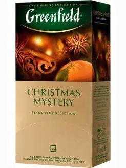 Чай черный GREENFIELD Christmas Mystery, 25пак Greenfield-0