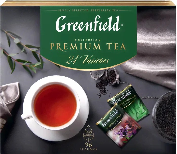 Подарочный набор Greenfield Premium Tea Collecton 24вида 96шт-0