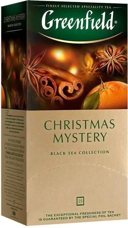 Черный чай Greenfield Christmas Mystery, 25 пак.-0