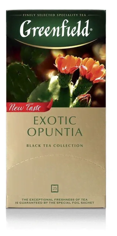 Чай черный Greenfield Exotic opuntia, т/у 25 пакетиков-0