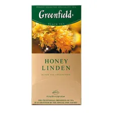 Чай Greenfield Honey Linden 25 пак с липой и медом черный