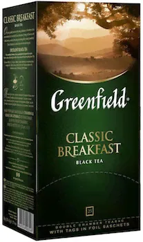 Черный чай Greenfield Classic Breakfast, 25 пак.-0