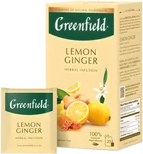 Напиток чайный Greenfield Lemon Ginger 20*1.5г