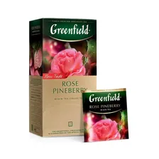 Чай Greenfield Rose Pineberry, черный 25п*1,5г