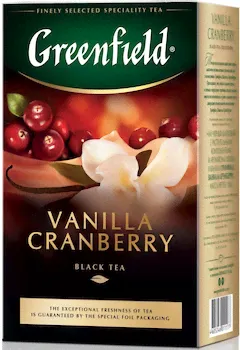 Черный чай Greenfield Vanilla Cranberry, 100 гр-0
