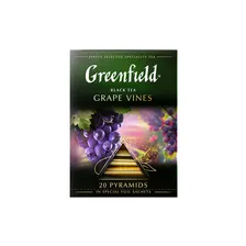 Чай черный в пирамидках Greenfield Grape Vines 20 пакетиков