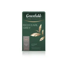 Чай черный листовой Greenfield Rich Earl Grey (Рич Эрл Грей), 100г