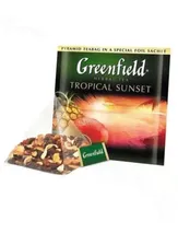 Чай фрукт. Greenfield Tropical Sunset 20 пирам. × 1,8г оптом