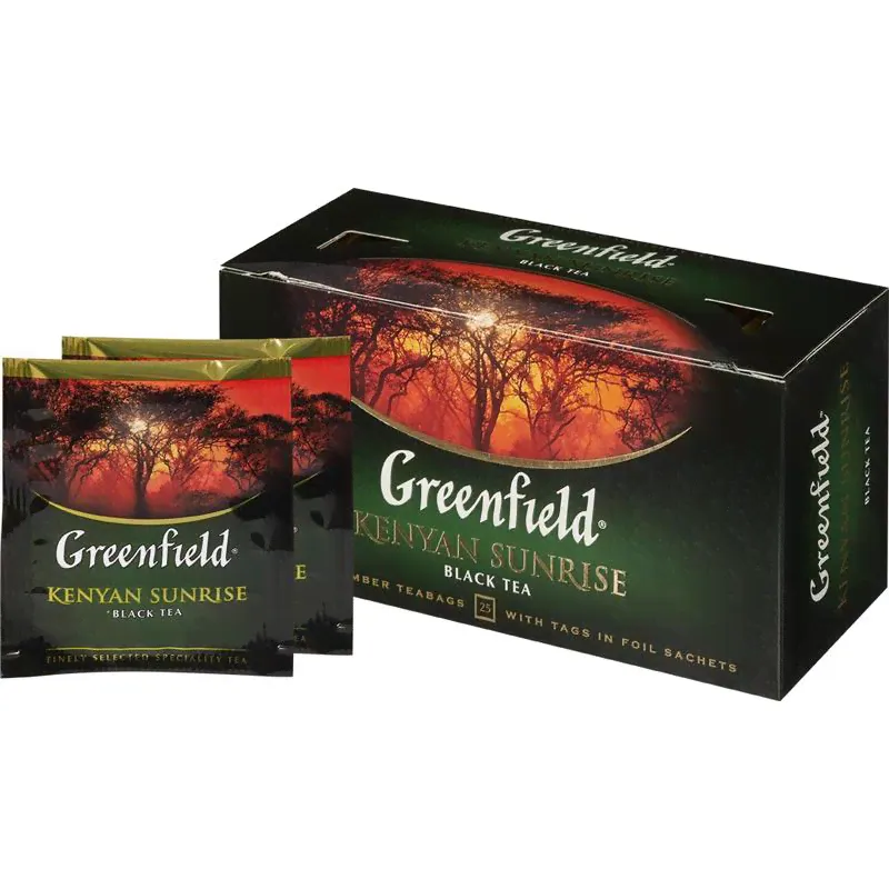 Чай черный Greenfield Kenyan Sunrise 25 пакетиков-0