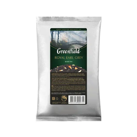 Чай черный листовой Greenfield Royal Earl Grey, 250 г (Гринфилд)-0