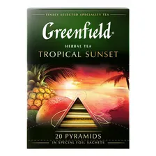 Фруктовый чай Greenfield Tropical Sunset в пирамидках 1,8 г х 20 шт