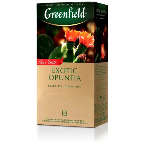 Greenfield Exotic Opuntia (1,5гх25п)чай пак.черн.с доб.-0