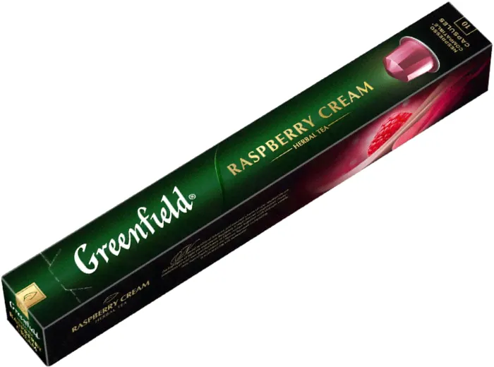 Напиток чайный в капсулах Greenfield Raspberry Cream 10шт-1