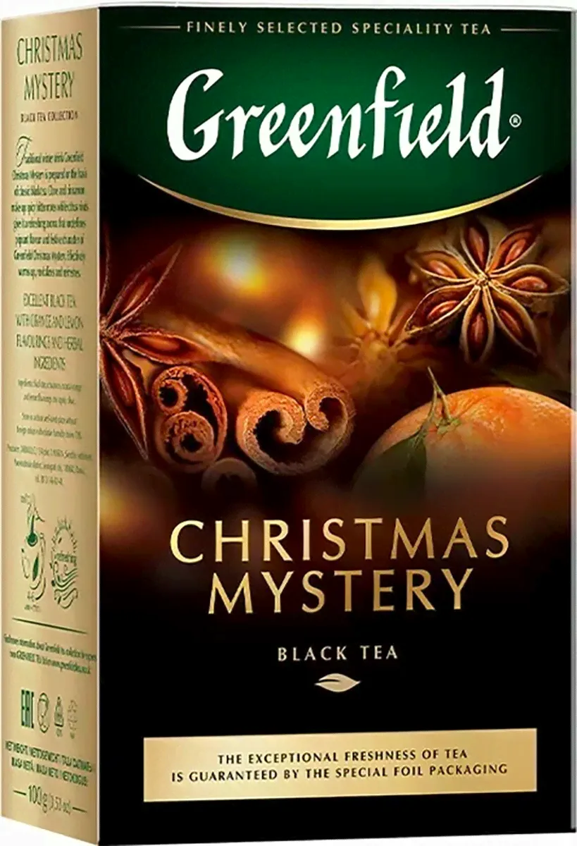 Greenfield Greenfield Christmas Mystery чай лист.черн.с доб. 100 г