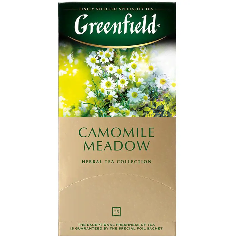 Чай Greenfield Camomile Meadow травяной в пакетиках, 25х1.5г-0