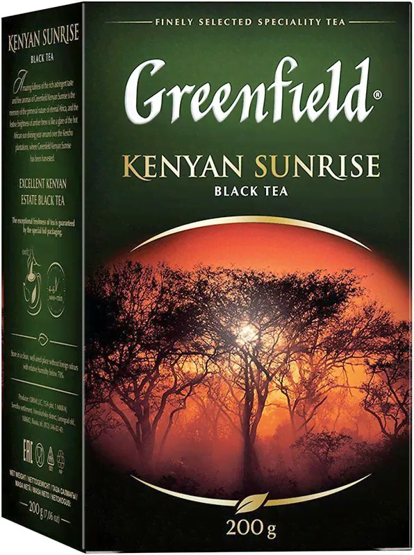 Greenfield Kenyan Sunrise черный листовой чай Гринфилд 200 г-0